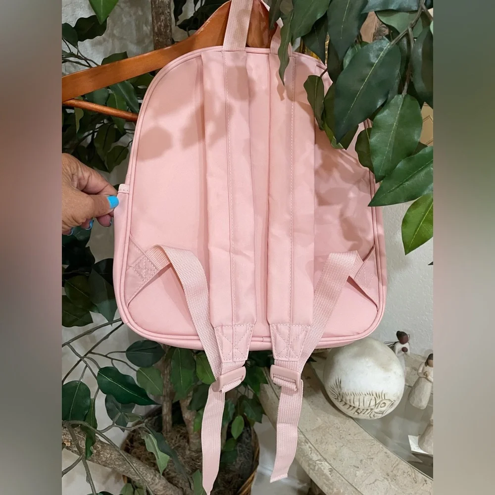 NWT MAKE MARKET SCHOOL DAILY Nylon Pink Kids Backpack 🎒NEW/Pockets Adj Straps